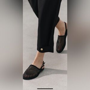 Zara Mesh Flats